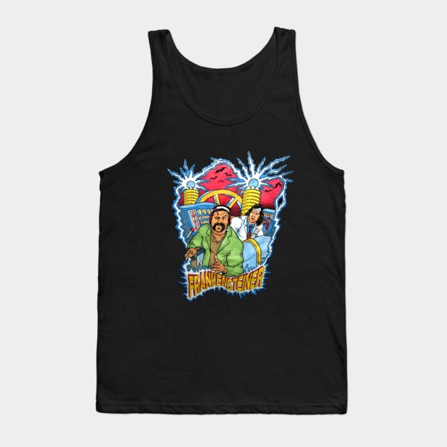 Frankensteiner Tank Top by Capone's Speakeasy